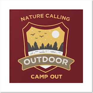 nature calling T-Shirt Posters and Art